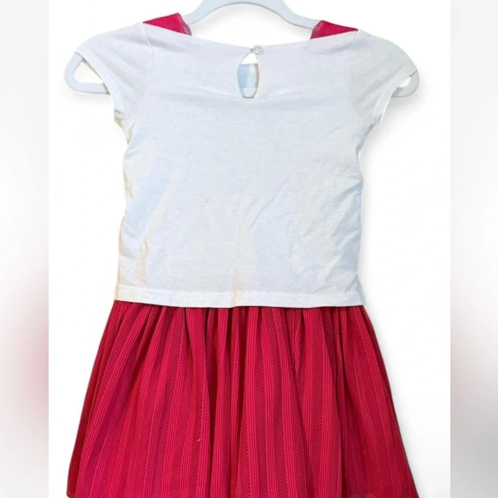 Disney Minnie Mouse Girls Size 5 Red and White Summer Spring Vacation Dress‎